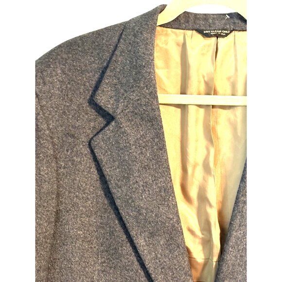 Vintage Union Made Gray Camel Hair Blazer Jacket Santa Fe Clothing Sport Coat - Picture 2 of 11